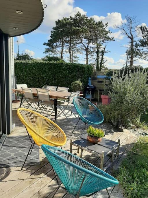 Maison Chaleureuse Bord De Mer Primelin Bagian luar foto