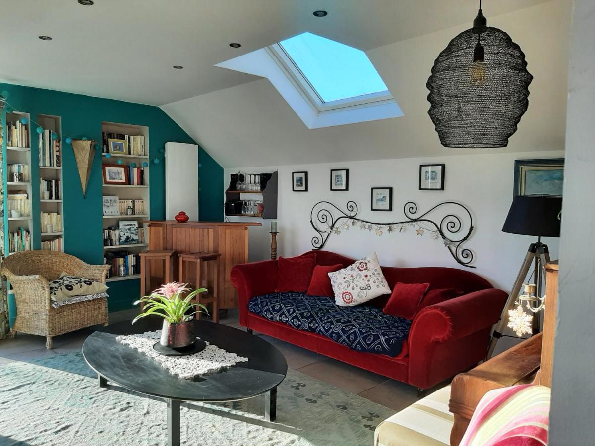 Maison Chaleureuse Bord De Mer Primelin Bagian luar foto