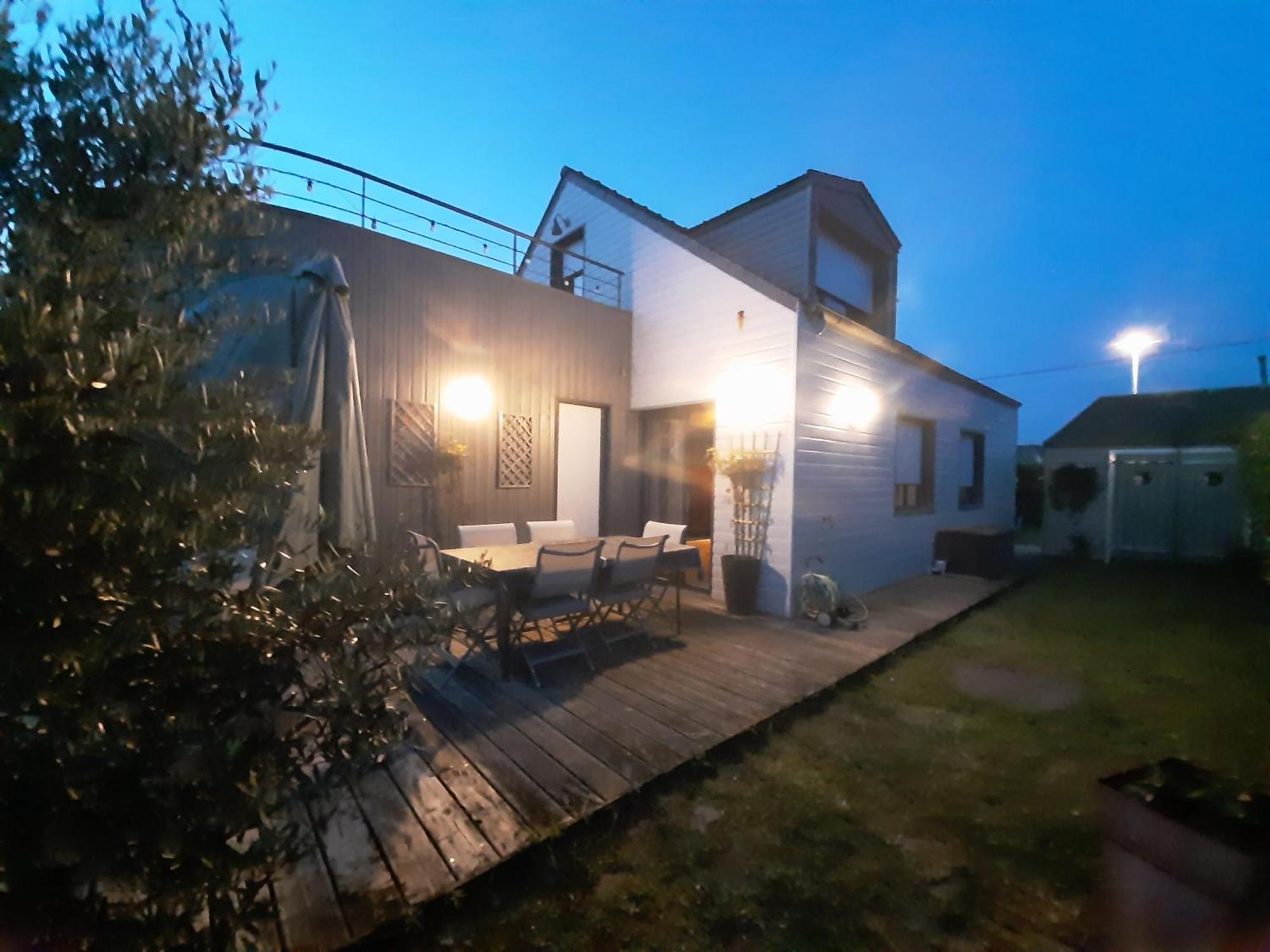 Maison Chaleureuse Bord De Mer Primelin Bagian luar foto